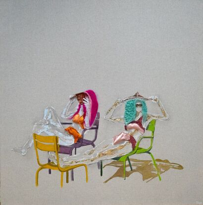 Bajo El Mismo Sol - a Paint Artowrk by Tatiana Viola